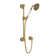 Spa Handshower Set with 22" Slide Bar and Single-Function Handshower