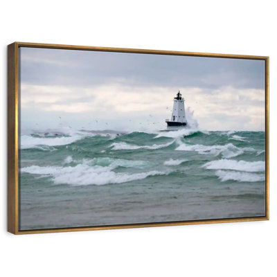 Storm Battered Lighthouse