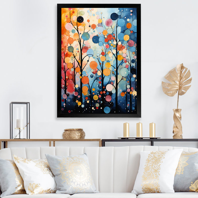 «Mill Wind Whirling Fields» sur impression sur toile, Cadre photo noir, H 20 po x l 12 po x P 1 po