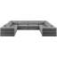 Howardine Upholstered U-Shaped Sectional Reversible-82751378