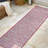Deronte Vintage Filigree Textured Weave Light Gray/Fuchsia Indoor/Outdoor Rug-1191549144