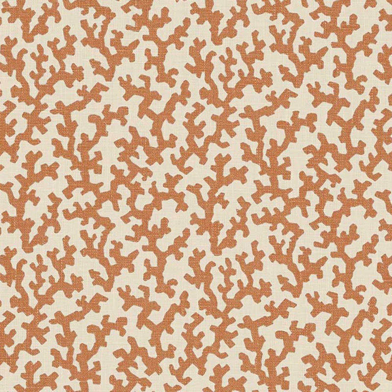 Tissu Schumacher x Veere Grenney, Orange brûlé