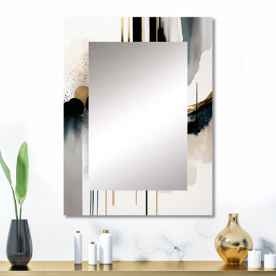 Abstract Transitional Shapes V - Modern Rectangular Wall Mirror