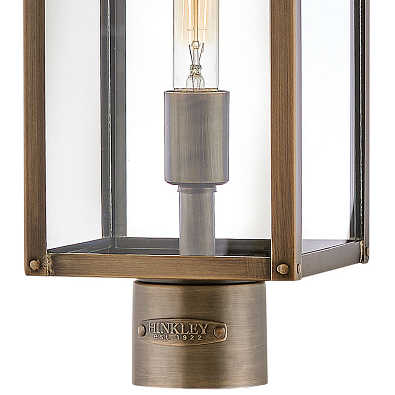 Max 1 - Light Lantern Head, Burnished Bronze, 18.5" H x 6" W x 6" D