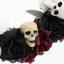 Faux Lighted Rose 33cm Wreath