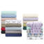 Ensemble de 3 draps pour lit simple TG - 100% molleton, moelleux, bouloc, lavable à la machine, draps plats et ajustés, 1 taie d'oreiller