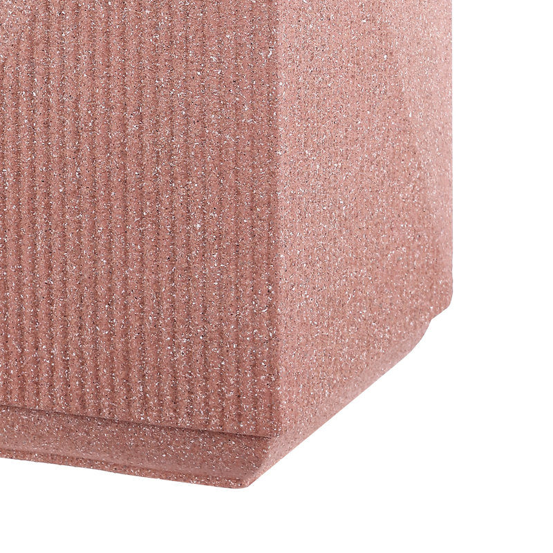 Table de bout Kenyetta Block, Terrazzo rose