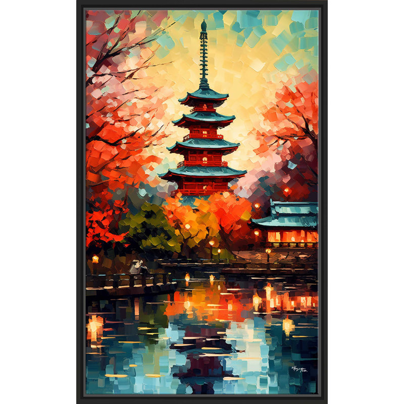 Sensô-ji, un ancien temple bouddhiste à Asakusa, Tokyo, Japon par V2 Design Co. - impression, L 21,5 po x H 33,5 po