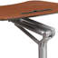 Mobile Sit-Down, Stand-Up Ergonomic Computer Desk-1030599078