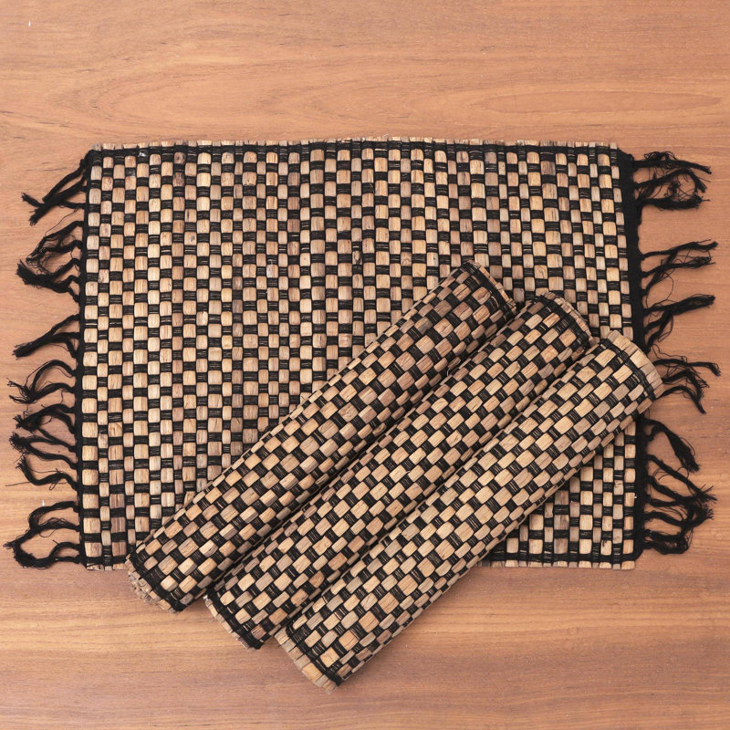 Marali Cotton Striped Rectangle Placemat