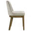 Chaise d'appoint rembourrée (ensemble de 2)