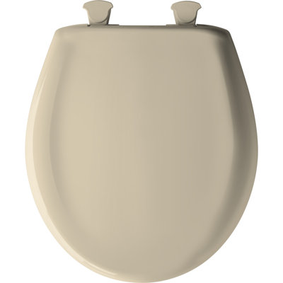 Siège de toilette rond en plastique