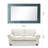 Leather Frame Rectangle Leaning Mirror-19763670
