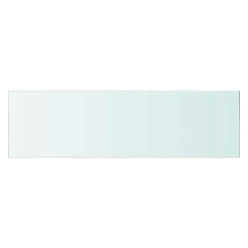 Tablette en verre, H 0,31 po x l 35,4 po x P 4,7 po