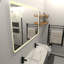 Miroir 60 po x 36 po à DEL rectangulaire pour meuble-lavabo de salle de bain - brouillard, éclairage réglable et conception élégante éclairée avec brouillard