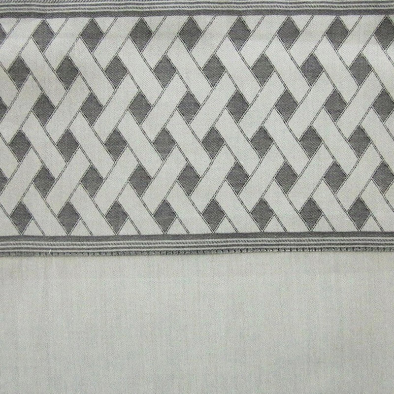 Ara Sateen Sheet Set, California King Sheet Set with 2 Pillowcases, Silver Geometric