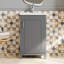 Petit meuble-lavabo moderne avec lavabo en céramique-1984161367
