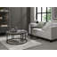 MONROE SILVER GREY SOFA TABLE
