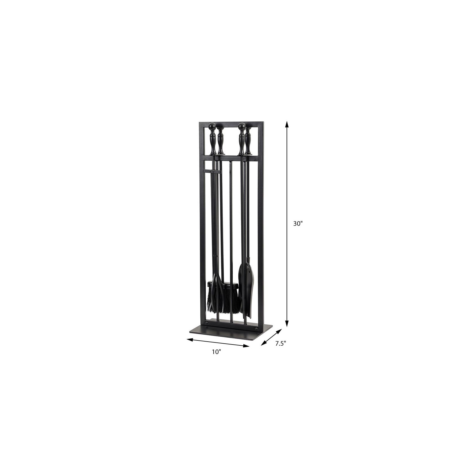 Country Living Pinecrest Black Fireplace Tool Set