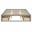 Grand lit plateforme avec 6 tiroirs de rangement, gris antique-848915028-848915050