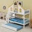 Bunk Bed Featuring Window , and Hidden Trundle