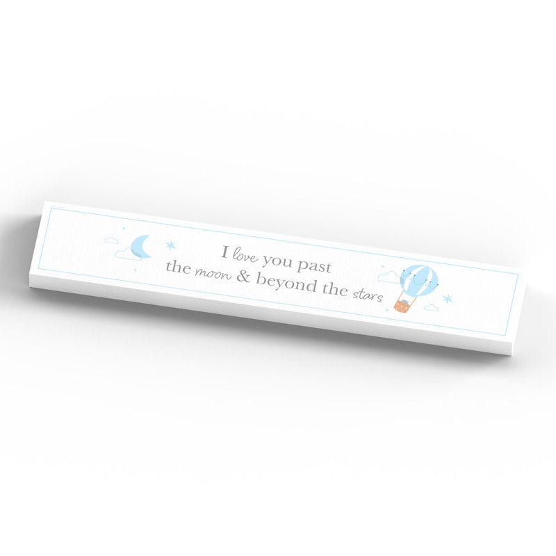 Verica Text & Numbers Letter Block, White/Blue
