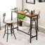 Chahna Rectangular Dining Table with Steel Base