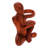 Buckler Solid Wood Tabletop Wine Bottle Rack in Brown