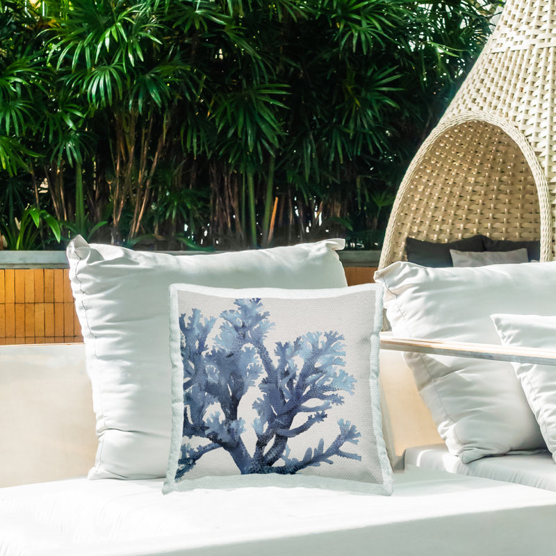 Coussin d'extérieur Coral Branch