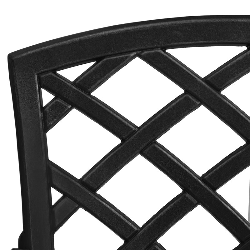 Dezmund Outdoor Lounge Chair, Black