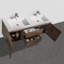 Angela 60" Double Wall Mounted Sink Vanity