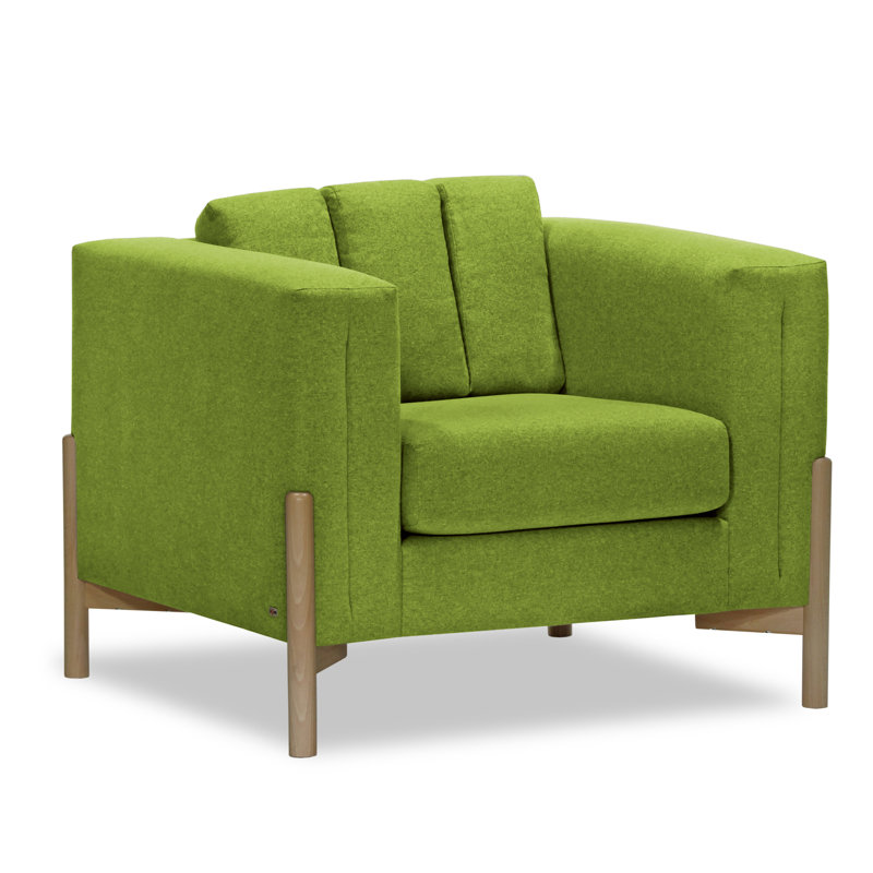 Sydni Upholstered Armchair, Ontario Lime Green