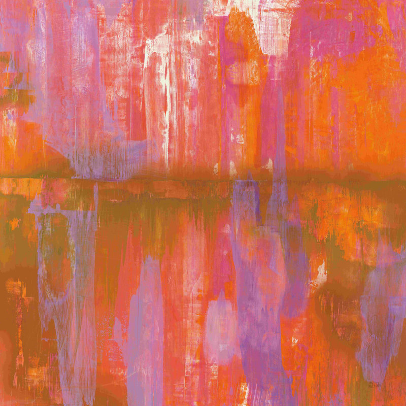 Orange fantastique / mauve