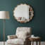 Miroir décoratif rond en bois massif de 36 pouces, pour chambre à coucher, salle de bain, salon, entrée-2058703503-2058703496