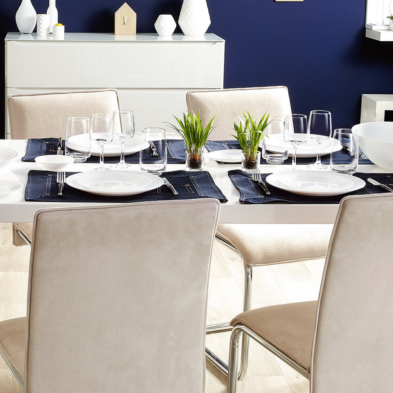 Harena Piece Dinnerware Set - Service for 6, White