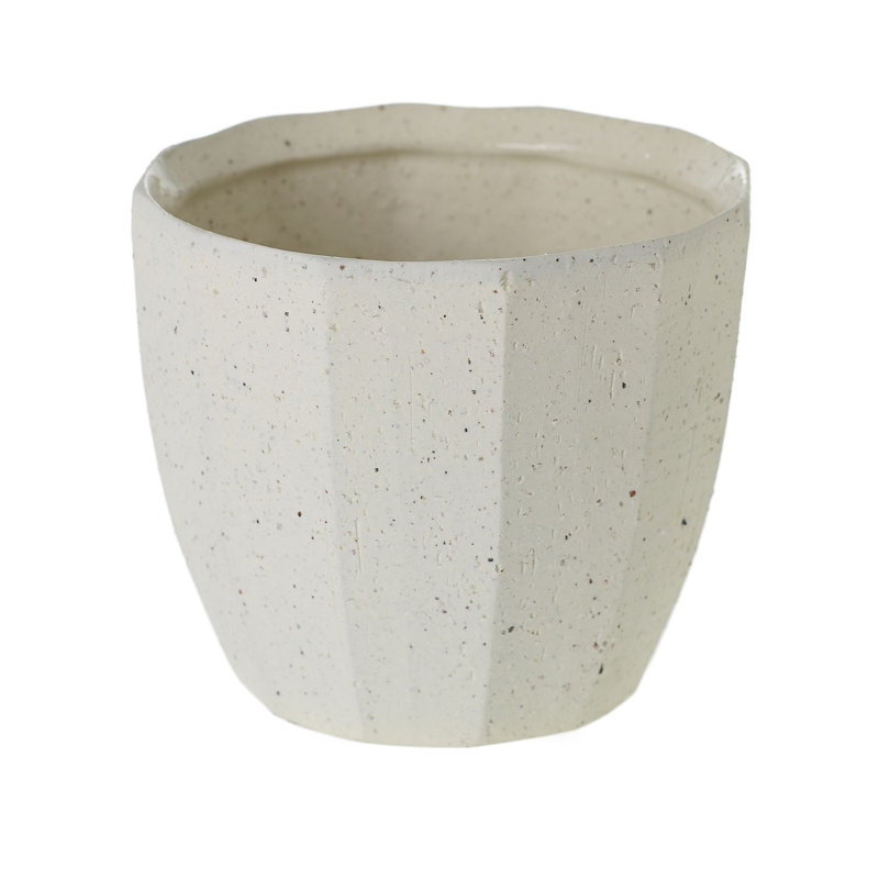 Pot à fleurs en céramique Christi Bona, H 4,5 po x l 5 po x P 5 po