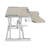 Hupper Adjustable Metal Base Standing Desk Converter