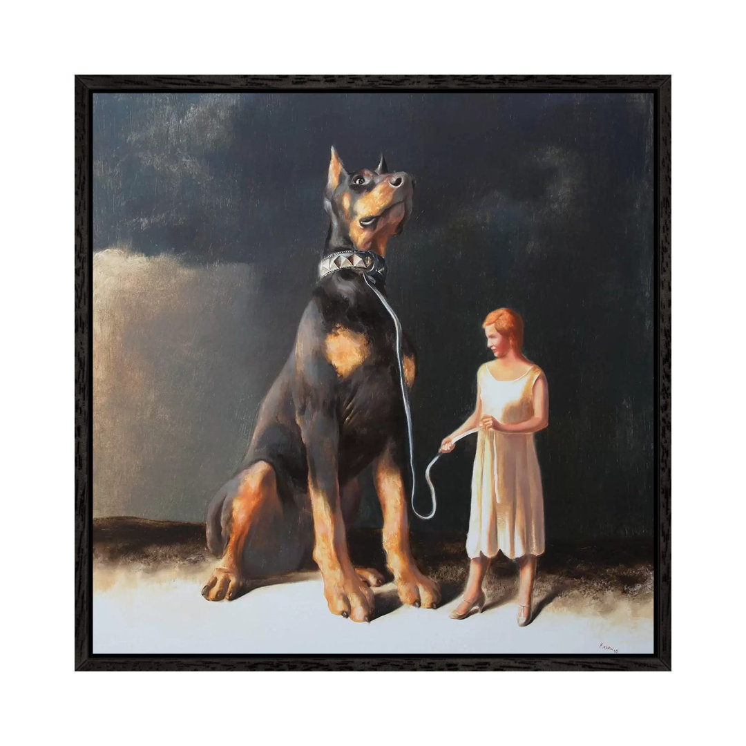 Protectress von Rudolf Kosow - Galerie-verpackte Leinwand Giclée