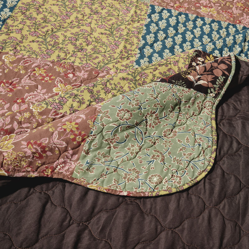 Hazel Patchwork Print Throw
