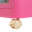 Happy Color, armoire de rangement pliante latérale de 20 po de largeur, 5 niveaux, 19,69 po x 11,81 po x 50,00 po, bacs de rangement pliables avec porte magnétique, armoire de rangement en plastique avec roues