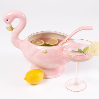 Ensemble de bols à perforer 2 pièces Ragland Flamingo