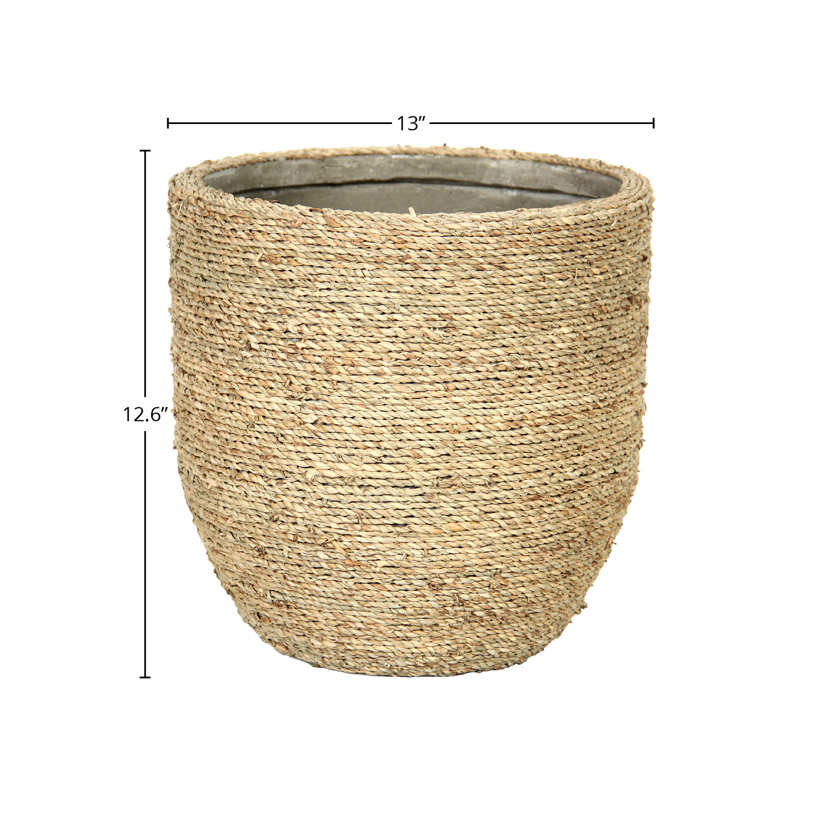 Everdeen Pot Planter, 13" H x 13" W x 13" D