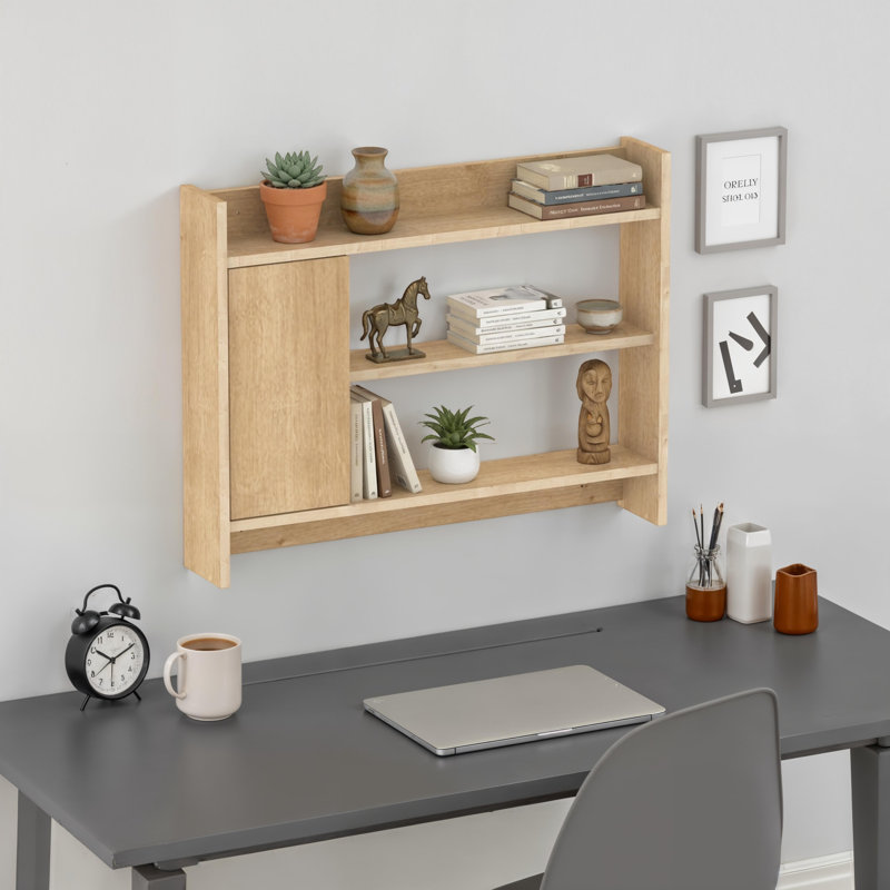 3 Piece Floating Shelf, Oak