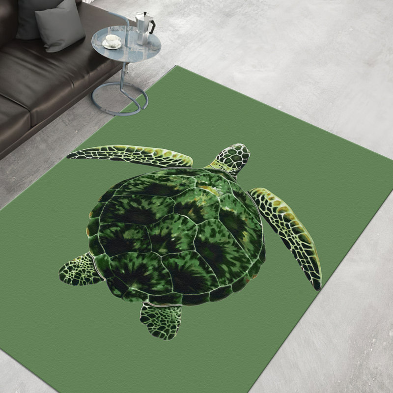 Non-Woven Soft Type Printed Rug with Beautiful Floral Design and Vibrant Colors for a Stylish Touch in Any Space