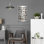  «Mid Century 2 Warm Neutral Vertical» par Cheryl Warrick, art mural en métal