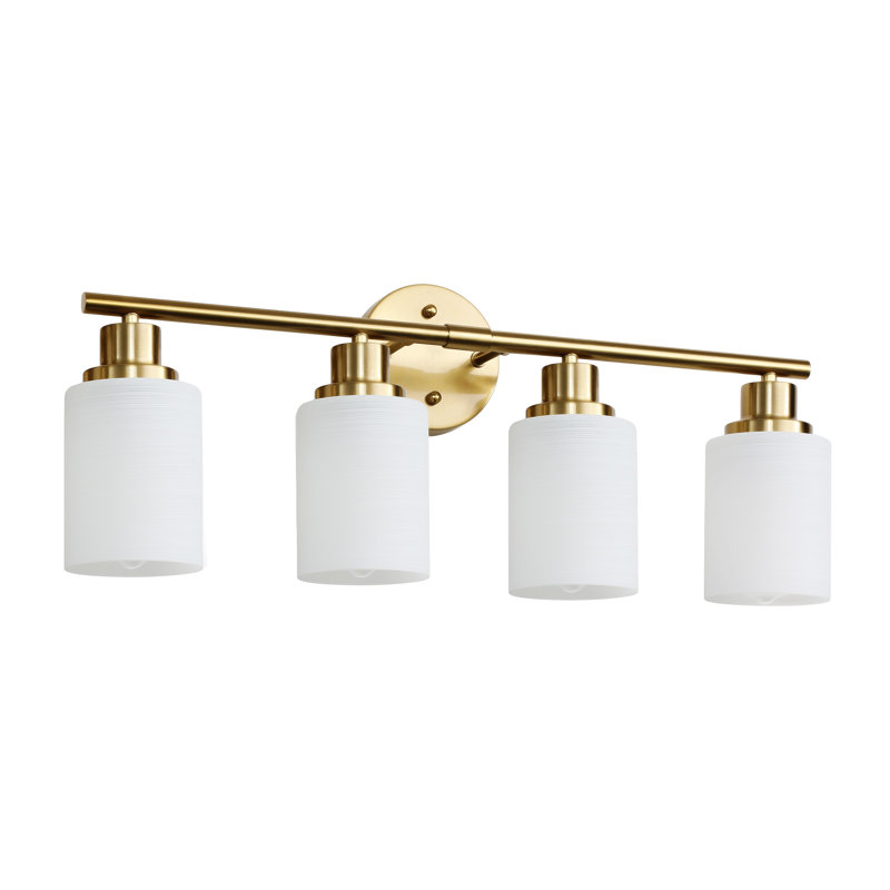 Applique murale 4 lumières 24 po Modern, Doré