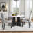 5-Piece Round Dining Table Set-116586714-116586713