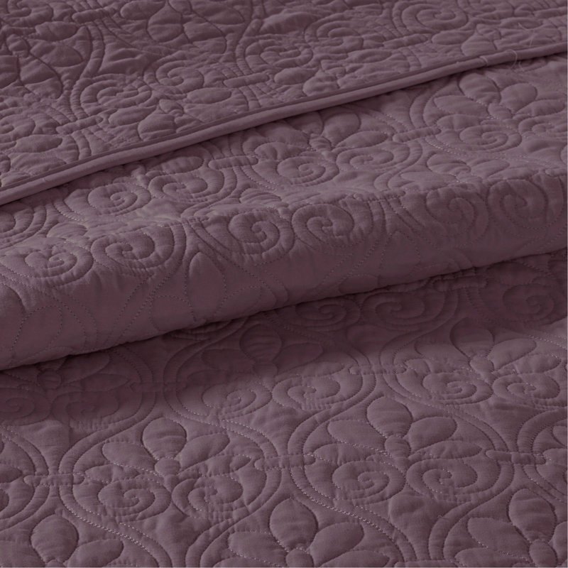 Reversible Quilt Set Purple
