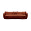 Canapé courbé Mid-Century moderne, canapé en tissu Boucle pour chambre à coucher, bureau, appartement-1803265806