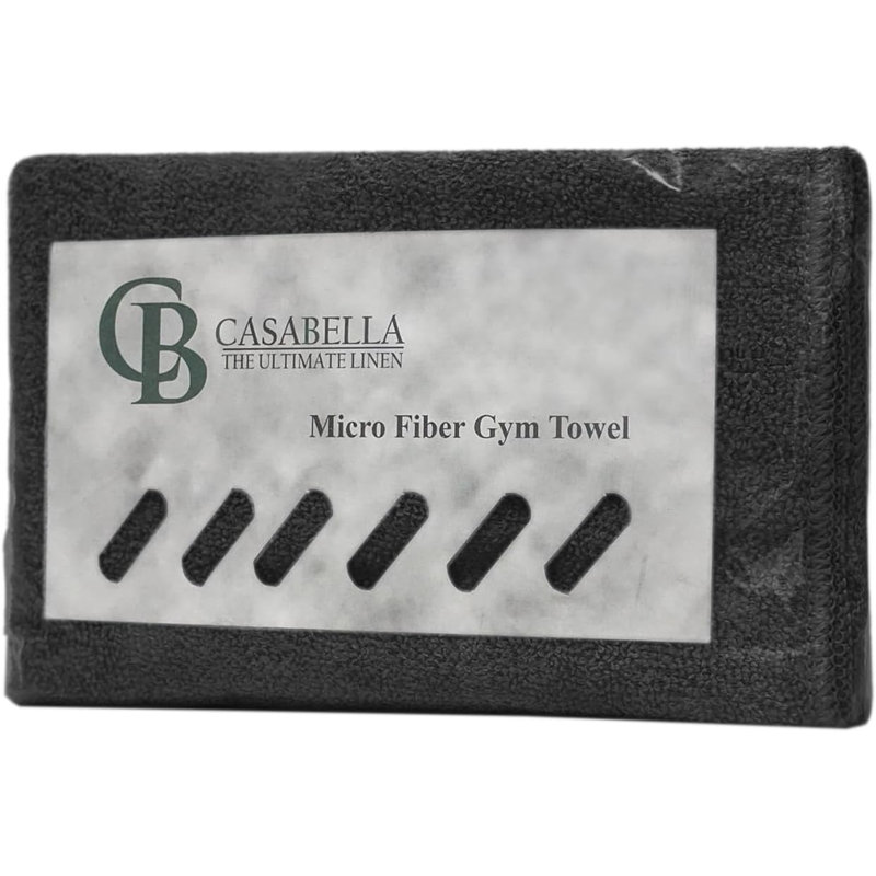 Microfiber Fast Drying Hand Towel, 1, Black